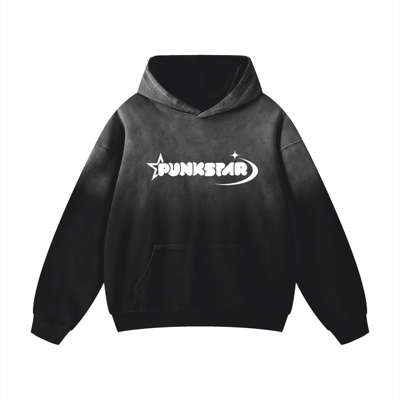 Punkstar heavyweight black hoodie